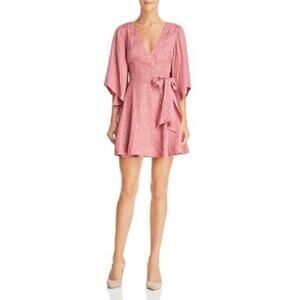 Finders keepers heatwave leopard print wrap dress medium